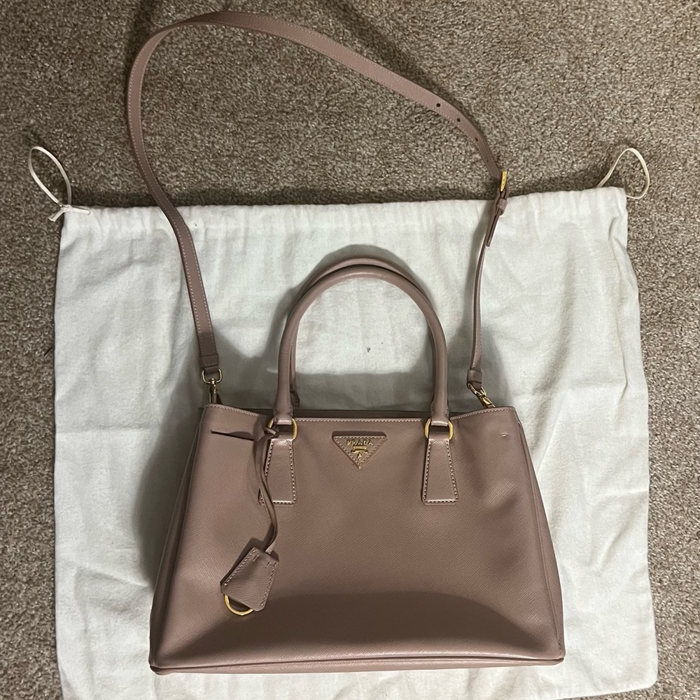 Prada Gardeners Saffiano Leather Tote